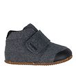 Woden Pantoffels - Kim - Vilt - Dark Grey Melange