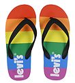 Levis Flip Flops - South Beach 2.0 - Black/Rainbow