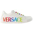 Versace Shoe - White w. Print