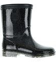 Petit by Sofie Schnoor Rubber Boots with. Front - Black w. Glitt