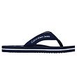 Calvin Klein Flip Flops - Logo Print - Blue