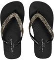 Petit Stadt Sofie Schnoor Flip Flops - Black Gold