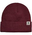 Hummel Beanie - Knitted - hmlPark - Windsor Wine