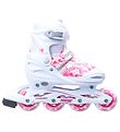 Roces Patins  Roulettes - Compy 9.0 Fille - Blanc/Rose/Violet