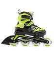 Bladerunner Rollerskates w. Light - Phoenix Flash - Black/Green