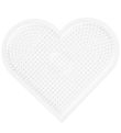 Hama Midi Pegboard - Large Heart - Transparent