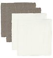 Pippi Carrs de mousseline - 65x65 - 4 Pack - Marron/Crme