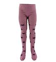 Minymo Strumpfhosen - Gl. Pink m. Sternen