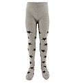 Minymo Tights - Grey Melange w. Stars