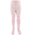 Minymo Tights - Pink w. Hearts