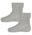 Minymo Socks - 2-Pack - Grey Melange