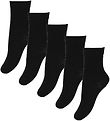 Minymo Chaussettes - 5 Pack - Noir