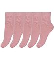Minymo Socken - 5er-Pack - Pink