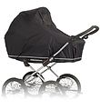 BabyDan Pram Rain Cover w. Net - Black