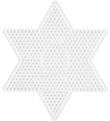 Hama Midi Pegboard - Large Star - Transparent