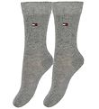 Tommy Hilfiger Socken - 2er-Pack - Basic - Grau Meliert