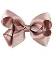 Little Wonders Bow Hair Clip - Kornelia - Satin - Dusty Rose Gli