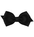 Little Wonders Bow Hair Clip - Viola - Grosgrain - Black