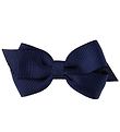 Little Wonders Bow Hair Clip - Viola - Grosgrain - Navy