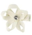 Little Wonders Flower Hair Clip - Ingrid - Grosgrain - Ivory