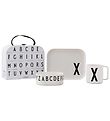 Design Letters Set de Vaisselle - Des classiques dans une valise