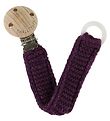 Smallstuff Dummy Clip - Knitted - Purple/Glitter