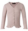 Rosemunde Cardigan - Rib - Poeder