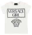 Young Versace T-Shirt - Blanc av. Versace Fille