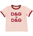 Dolce & Gabbana T-Shirt - Helle Koralle/Rot
