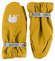 CeLaVi Fäustlinge m. Fleece - PU - Gelb