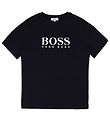 BOSS T-Shirt - Marine av. Logo