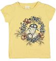 En Fant T-shirt - Yellow w. Pointelle/Goat