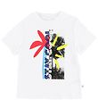 Stella McCartney Kids T-shirt - White w. Palm Tree