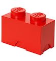 LEGO Storage Opbergbox - 2 Knoppen - 25x13x18 - Rood