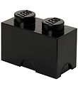 LEGO Storage Box - 2 Knobs - 25x13x18 - Black