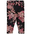 Petit Town Sofie Schnoor Leggings - Black w. Flowers