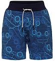 LEGO® Duplo Sweatshorts - LWPan - Navy/Blau Gestreift m. Autos