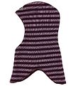 Racing Kids Balaclava - Double Layer - Purple Striped