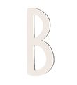 Sebra Wooden Letter - B - Birchbark Beige