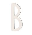 Sebra Träbokstäver - B - Birchbark Beige