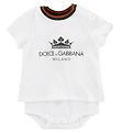 Dolce & Gabbana Body m. T-shirt K/Ä - Vit m. Logo