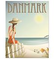 Vissevasse Poster - 50x70 - Denmark - Beach