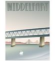 Vissevasse Poster - 50x70 - Middelfart - Old Bridge