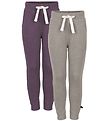 Minymo Pantalon de Jogging - 2 Pack - Lumire Marron Chin/Viole