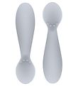 EzPz Tiny Spoon - 2-Pack - Light Grey