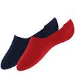 Levis Footie Socks - 2-Pack - Low Rise - Red/Navy