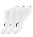 Puma Ankle Socks - 3-Pack - Invisible - White