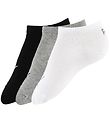 Puma Ankle Socks - 3-Pack - Sneaker Plain - Black/Grey Melange/W