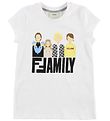 Fendi Kids T-shirt - White w. Fendi Family
