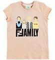 Fendi Kids T-Shirt - Puder m. Fendi Family